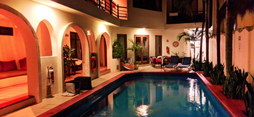 Club Yebo Hotel swimming pool Playa Del Carmen Yucatan 1