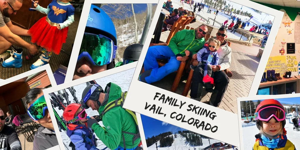 Family skiing in Vail Colorado is both fun and challenging. Vail and Avon offer many family friendly choices for accommodations and slopes, ski school, apres ski and more. 2traveldads.com