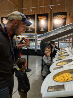 Taylor Family at Tillamook Cheese Factory Oregon Coast