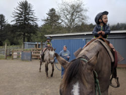 Taylor Family at C+M Stables Florence Oregon Coast