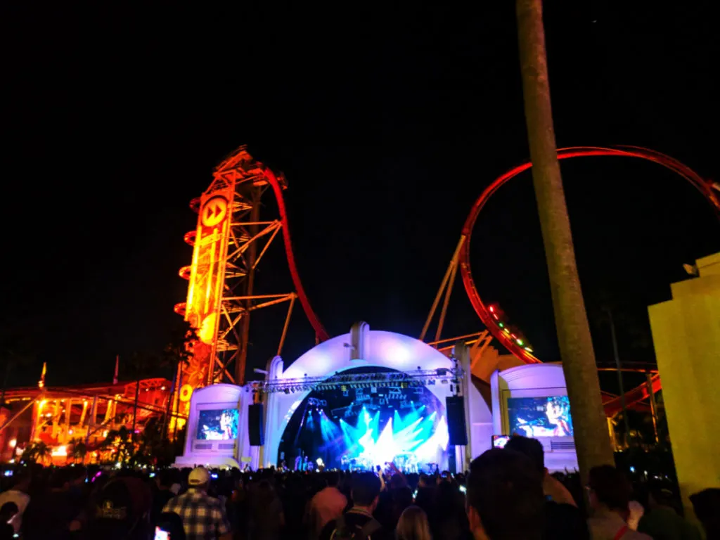 Jessie J Performing at night Universal Studios Florida 1