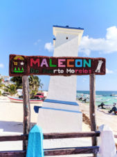 Malecon at Puerto Morelos Yucatan Road Trip 1