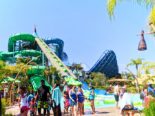 Raft slide at Universal Volcano Bay Water Theme Park Orlando 1