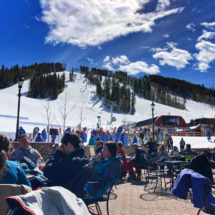 Rich SkiLikeADad Children's Apres Ski patio time Vail Colorado 2018 1