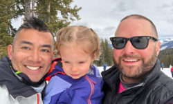 Rich SkiLikeADad family pic in Vail Colorado 2018 1