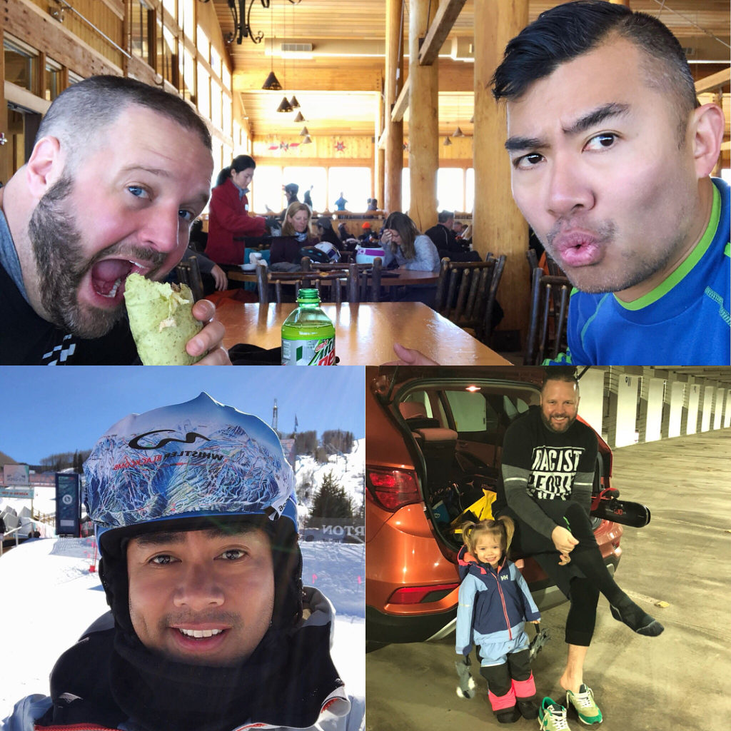 Rich SkiLikeADad hanging Beavercreek Vail Colorado 2018 1