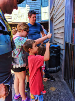 Taylor Family casting spells Harry Potter Universal Studios Florida 1