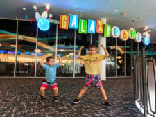 Taylor Family at Galaxy Bowl at Universal Cabana Bay Resort Orlando Florida 19