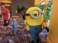 Taylor Family at Minions Character Breakfast Sapphire Falls Resort Universal Orlando 2