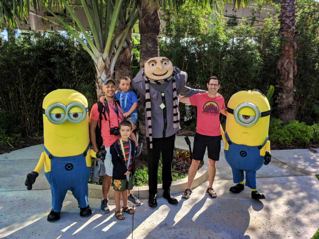 Taylor Family at Minions Character Breakfast Sapphire Falls Resort Universal Orlando 6