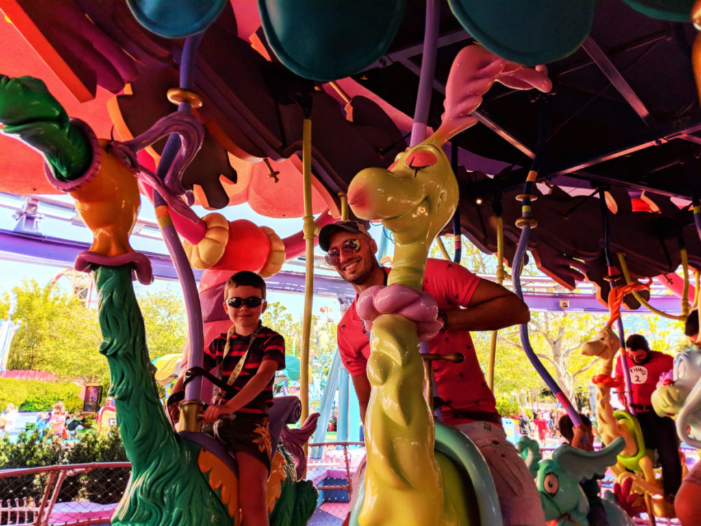 Taylor Family in Seuss Landing Universal Islands of Adventure Orlando 16