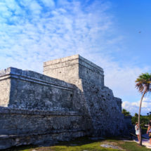 Temple at Tulum Mayan Ruins National Park Yucatan 12