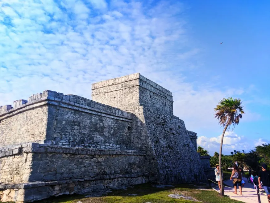 Temple at Tulum Mayan Ruins National Park Yucatan 12
