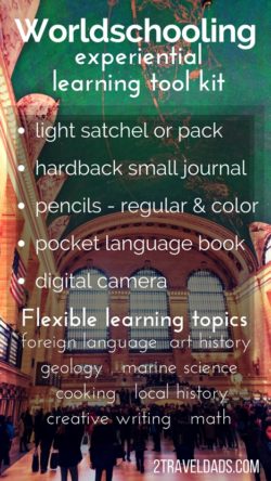 Worldschooling Experiential learning toolkit pin
