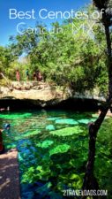 A highlight of a Caribbean Mexico vacation is visiting some of the best cenotes near Cancun. Swimming in caves and fresh water springs is fun and unique to the Yucatan. Cenotes are the best! 2traveldads.com