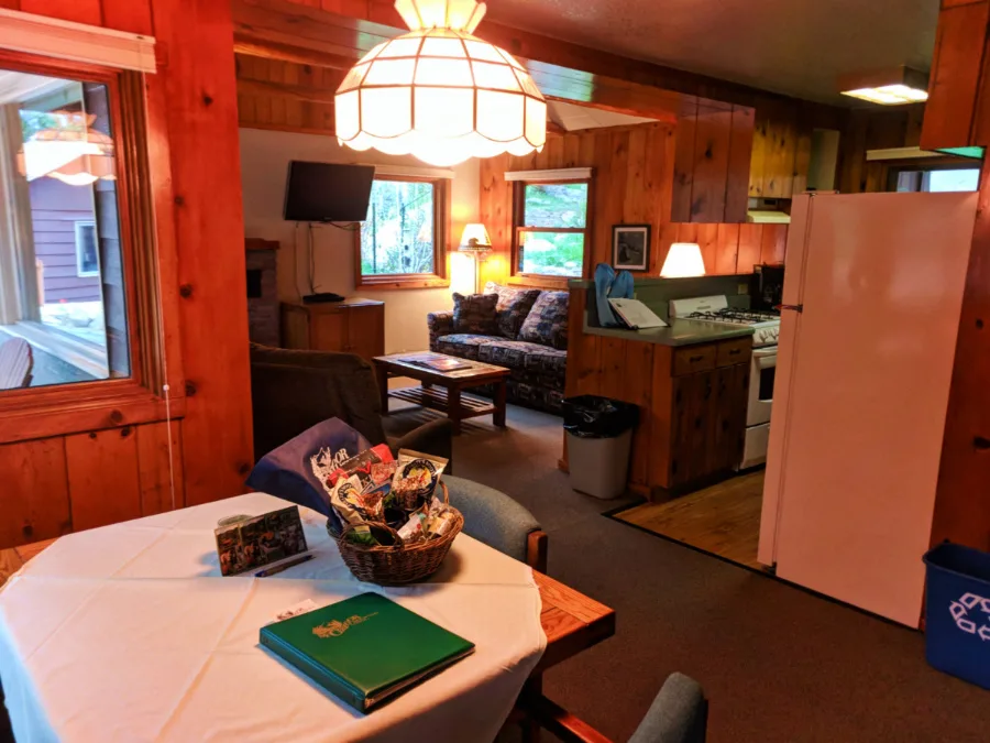 Cabin Interior at McGregor Mountain Lodge Estes Park Colorado 2