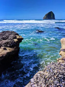 Crashing waves at Cape Kiwanda Pacific City Oregon Coast 1