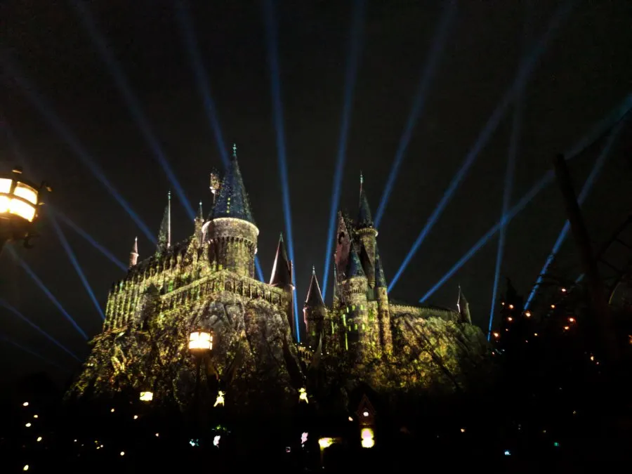Hogwarts at Night Wizarding World of Harry Potter Islands of Adventure Universal Orlando 9