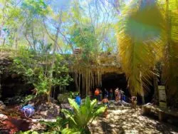 Entrance to Cenotes Dos Ojos Playa del Carmen Yucatan