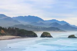 Sea Stacks at Cannon Beach from Ecola State Park 2