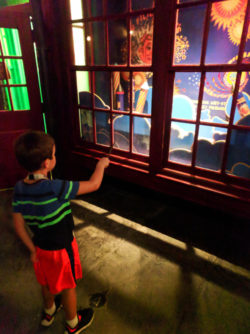 Taylor Family Casting Spells in Hogsmeade Wizarding World of Harry Potter Universal Islands of Adventure 7