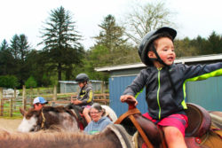 Taylor Family at C & M Stables horseback riding Florence Oregon Coast 8