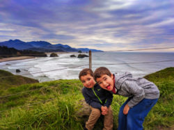 Taylor Family at Ecola State Park Cannon Beach Oregon Coast 2