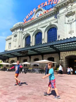 Taylor Family at Union Station Denver Colorado 1