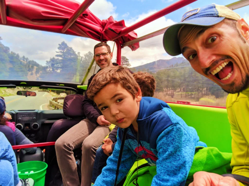 Taylor Family on Green Jeep Tour in Rocky Mountain National Park 1