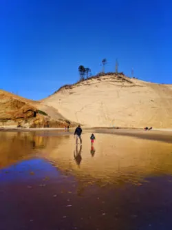 Taylor Family on beach at Pacific City Oregon Coast 6