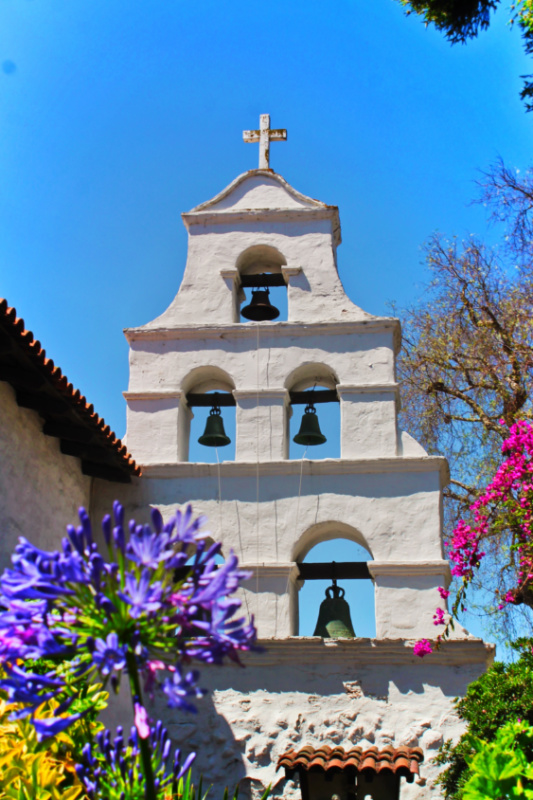 Bell Tower of Mission San Diego de Alcala San Diego California 7