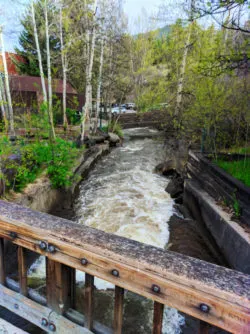 Big Thompson River in Downtown Estes Park Colorado 1