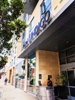 Entrance of Hotel Indigo San Diego Gaslamp 1