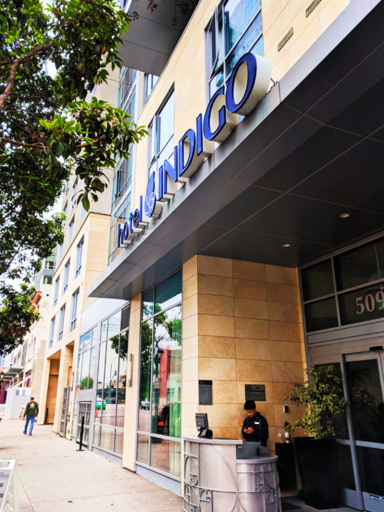 Entrance of Hotel Indigo San Diego Gaslamp 1