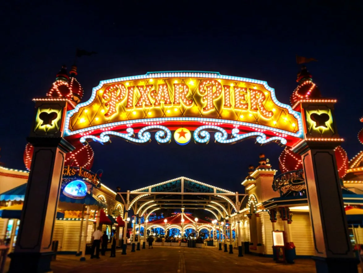 Entrance to Pixar Pier Disneys California Adventure 3