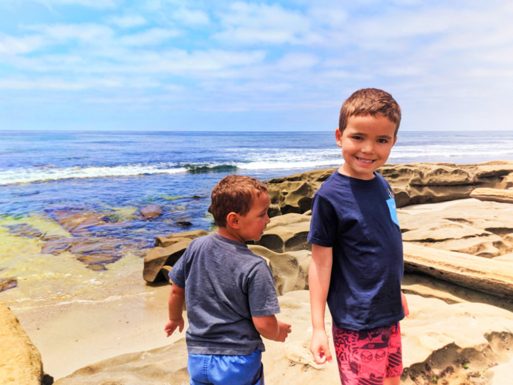 Taylor Family at La Jolla Tide Pools San Diego California 4