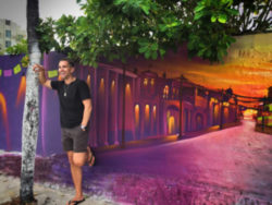 BJ FIAB heart street art of Isla Mujeres Quintana Roo Mexico 1