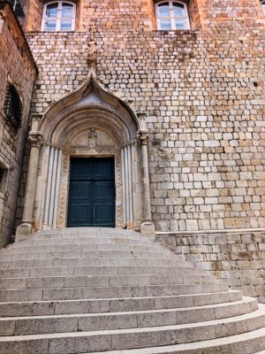 GOT Market steps at Dominican Monastery Old Town Dubrovnik Croatia 2