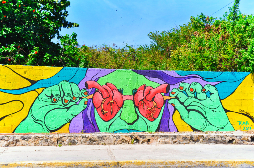 Street art of Isla Mujeres Quintana Roo Mexico 1