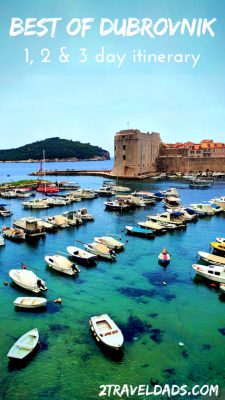 The best activities in Dubrovnik show you the sights and get you in with the people. Multiple itineraries for how to explore Dubrovnik over several days. 2traveldads.com