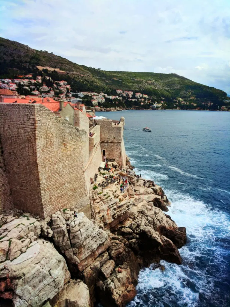 Buza Bar from top of Old City Wall Old Town Dubrovnik Croatia 1