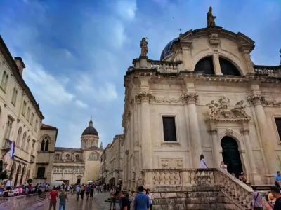 Cathedral on Stradun Old Town Dubrovnik Croatia 4