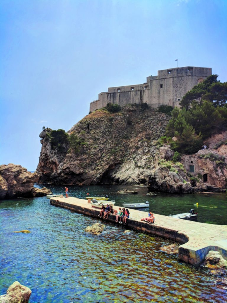 Cove at Fort Lovrijenac Dubrovnik Croatia 4