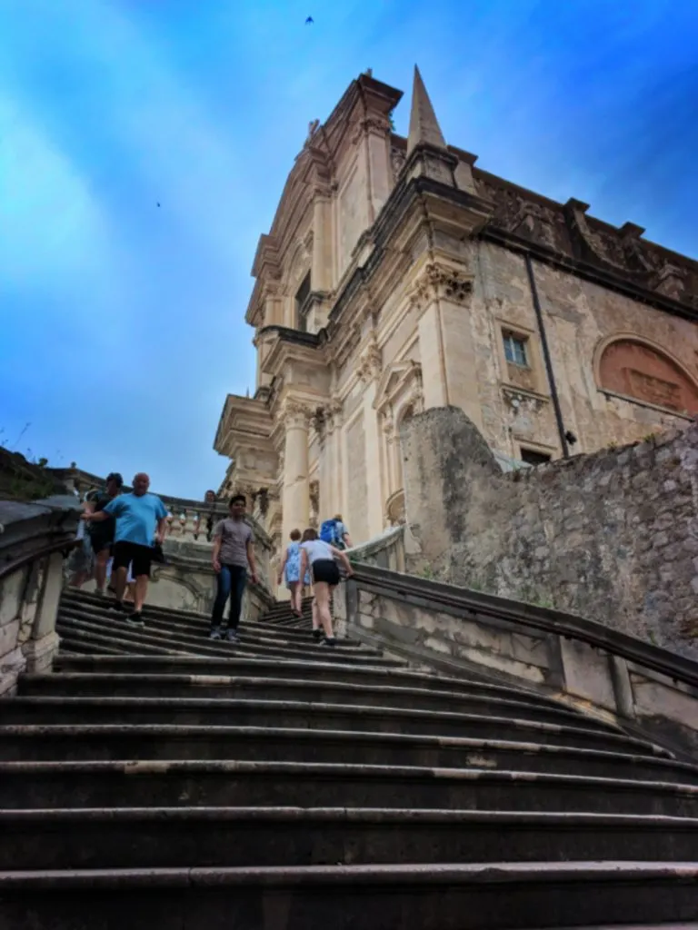 Jesuit Steps Shame Steps Old Town Dubrovnik Croatia 1