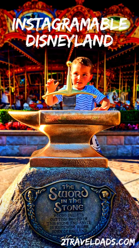 The most Instagramable spots in Disneyland include everything from the Castle to finding the details in the park. Photography tips and best ways to enjoy Disneyland. 2TravelDads.com