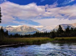 Canadian Rockies From Bow River Canmore Raft Tours Alberta 1