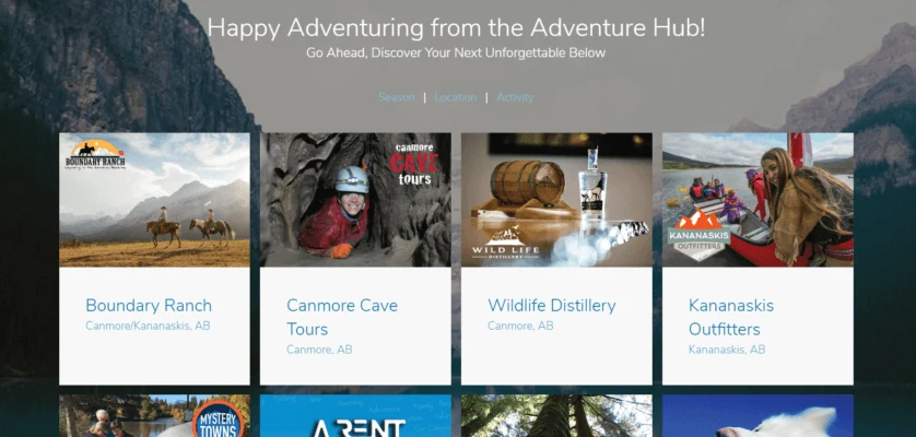 Experiences Adventure HUB