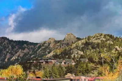 Fall Colors Mountains surrounding Estes Park Colorado 1