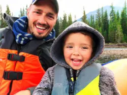 Taylor Family float trip Canmore Rafting Banff Alberta 4