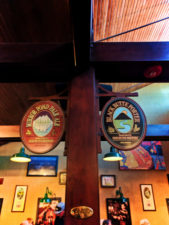 Beer signs in Deschutes Brewing Brewpub downtown Bend Oregon 1